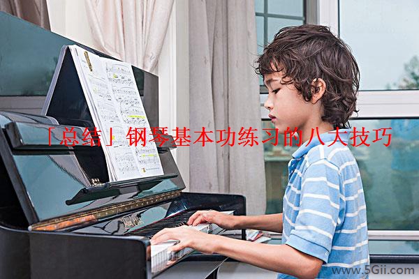 「总结」钢琴基本功练习的八大技巧