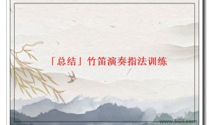 「总结」竹笛演奏指法训练
