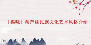 「揭晓」葫芦丝民族文化艺术风格介绍