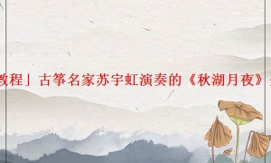 「教程」古筝名家苏宇虹演奏的《秋湖月夜》介绍