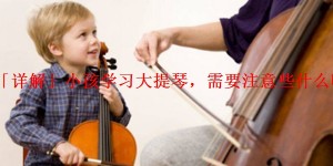 「详解」小孩学习大提琴，需要注意些什么呢